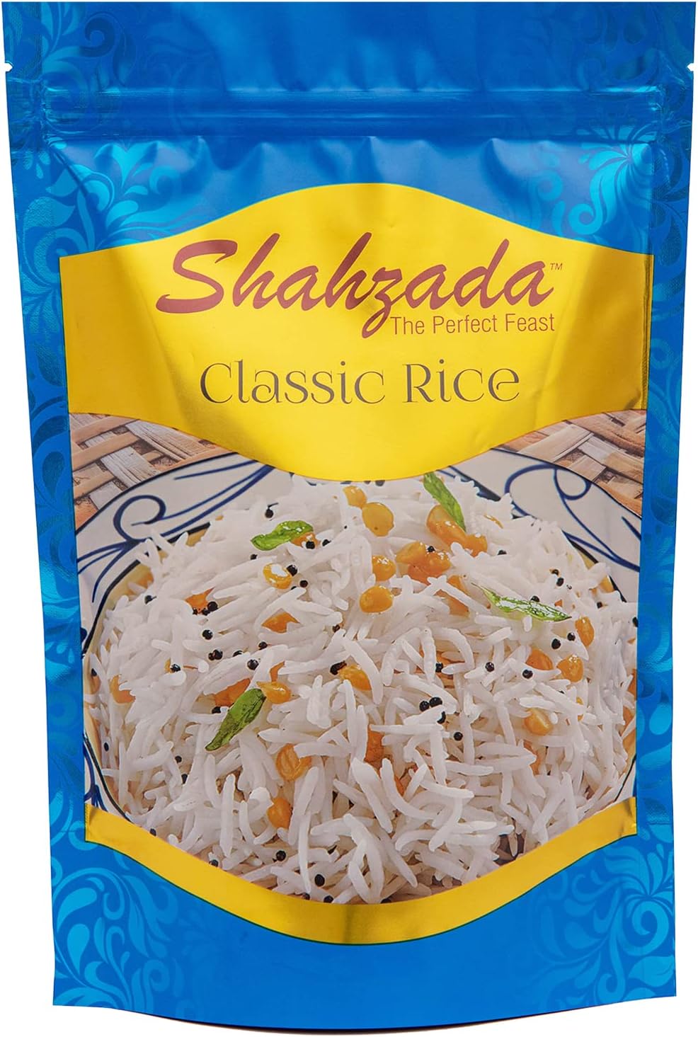 Classic White Rice 02 lbs - Great Fragrant Rice for Daily Use, Aged, Aromatic, Flavorful & Slender, Quick Cooking. Everyday - Vegan, GLUTEN FREE, Non-GMO, Low Sodium, No Cholesterol, Resealable Zip-Lock Bag to Seal Freshness - 02 Pound Packing – 32 Oz
