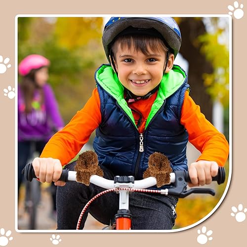 Miniatura 5 de Leyndo Pulseras de animales de peluche, pulseras de animales de peluche, juguetes a granel para niños, 8 pulgadas (perro, 6 piezas)