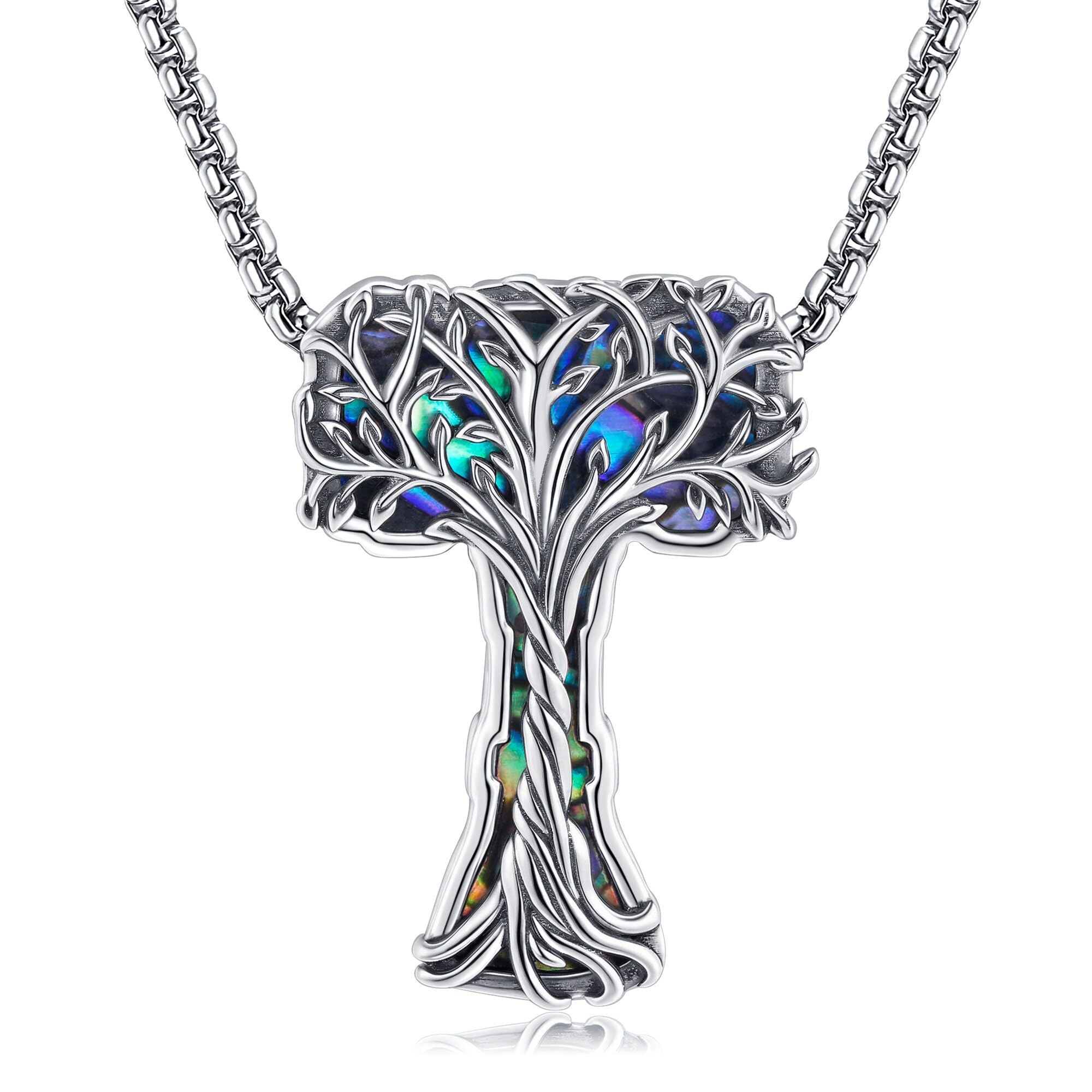 YAFEINI Runy / grot strzały / młotek Thora / pamiątka Mori / gwiazda Dawida / Allah naszyjnik srebro wysokiej próby wisiorek wikingów amulet biżuteria prezenty dla kobiet mamy mężczyzn