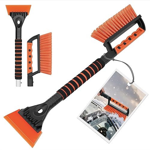 Ice Scraper and Snow Brush for Car Windshield, 24.8 inches