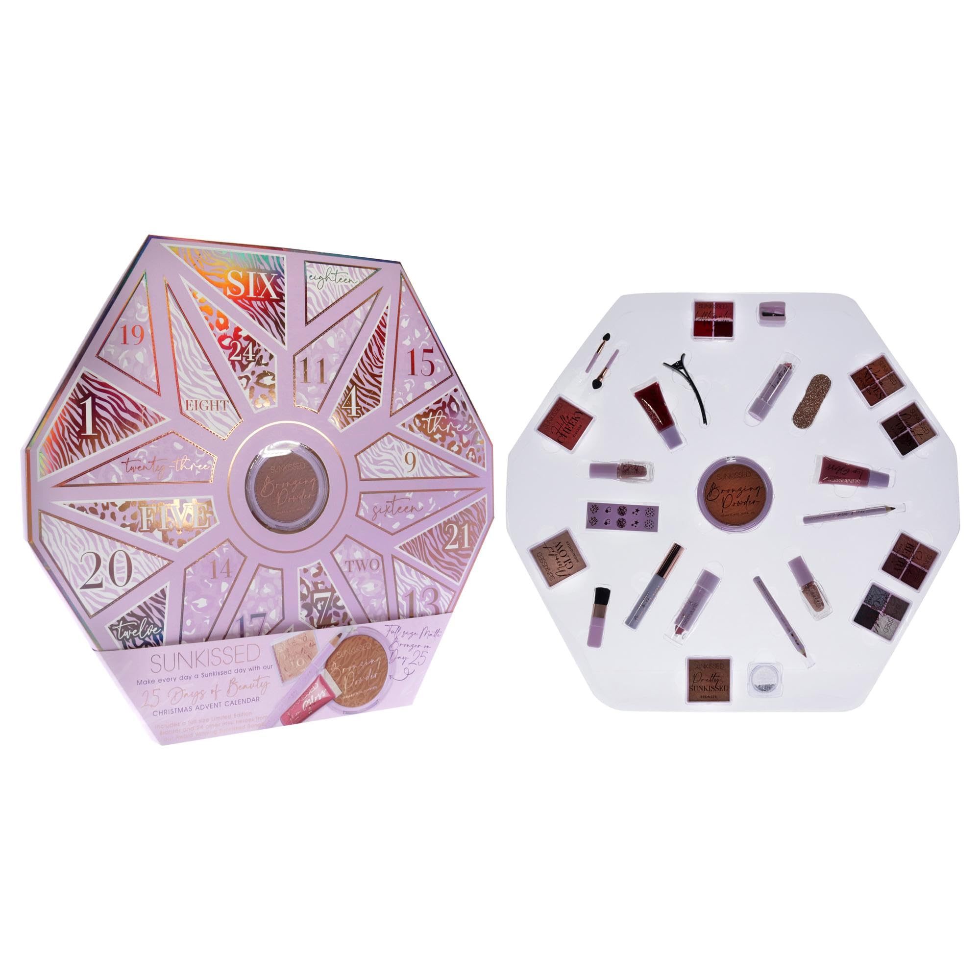 Amazon.com : Sunkissed Christmas 25 Days of Beauty - Face, Lips