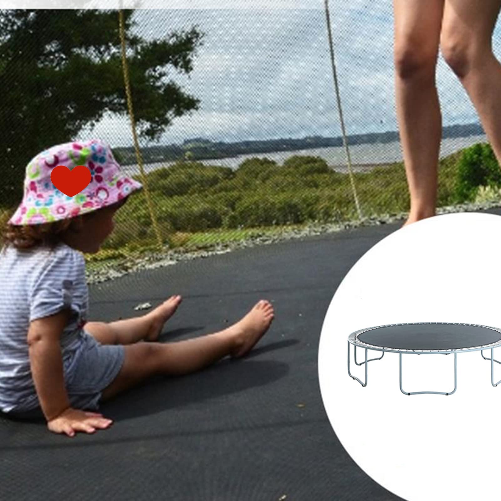Tappetino Di Ricambio Per Trampolino Rotondo AirZone 15 Piedi – 96 Anelli