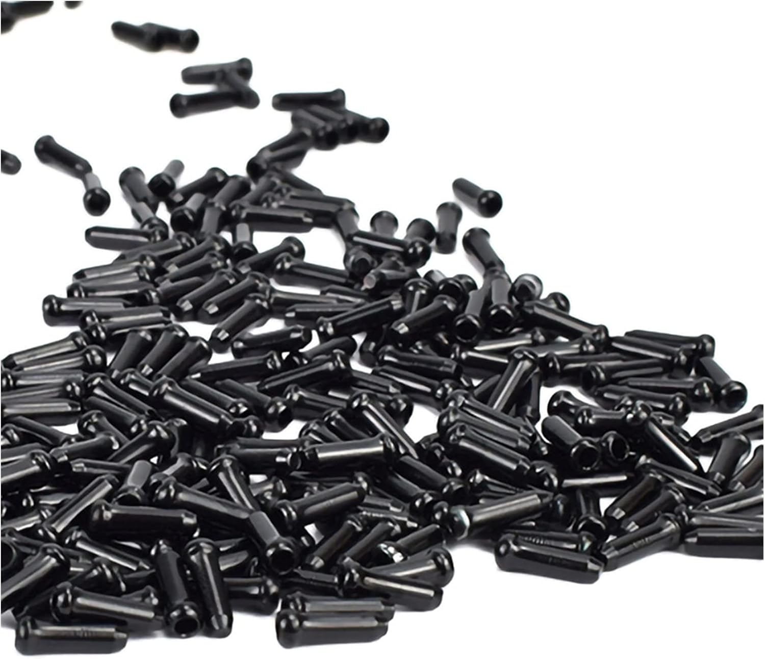 Bike Cable End Caps 50PCS Bicycle Wire Brake Derailleur Shifter Tips Crimps Accessories(Gold 50pcs)