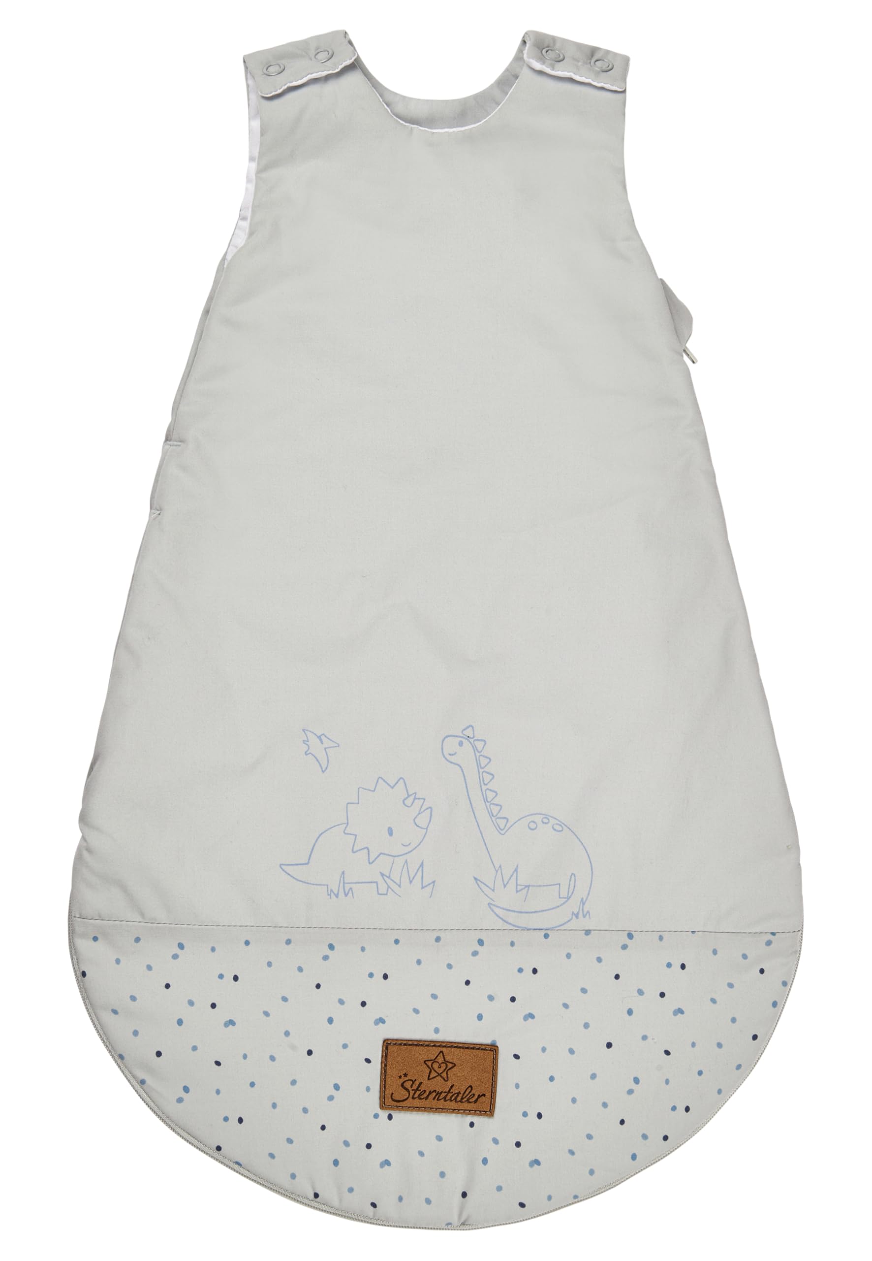 Sterntaler Babyschlafsack 62/68 Dino Rexi - Schlafsack leicht wattiert aus weichem Polycotton