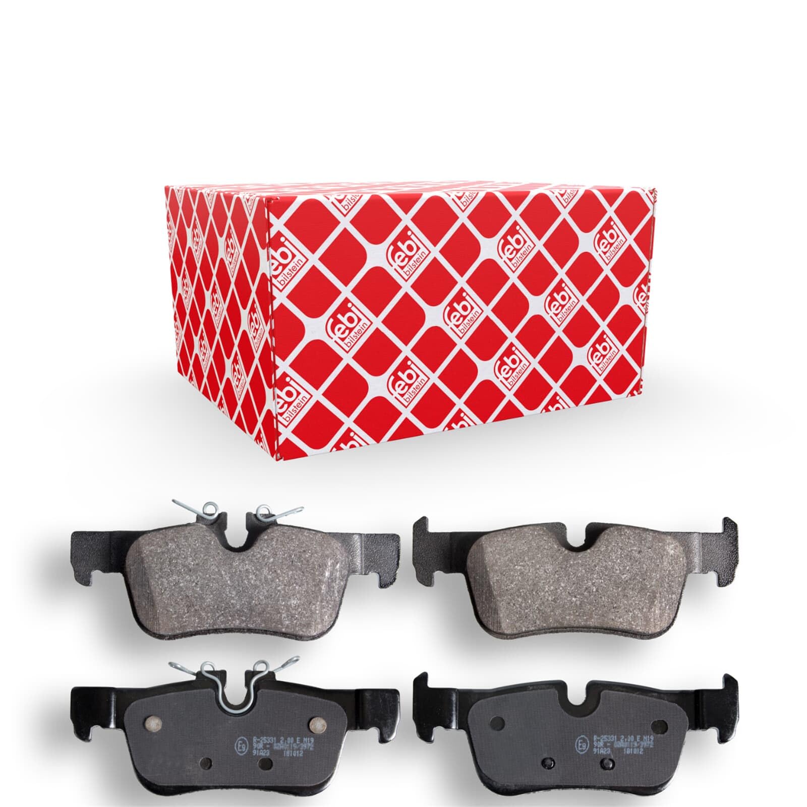 Rear FEBI BILSTEIN 16910 Brake Pad Set, disc brake for BMW,BMW (BRILLIANCE),MINI
