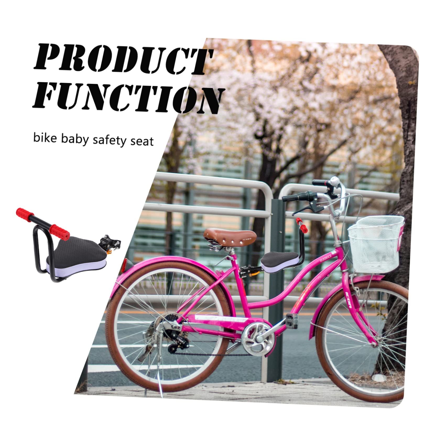 Seggiolino Sicurezza per Ragazzi per Bici Elettrica Pieghevole Nero | Acciaio al Carbonio e Sponge, Installazione Semplice, Tocco Confortevole, Effetto Protettivo