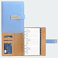 Vista 1 de BTSFTOGET Refillable Password Book Binder with Alphabetical Tabs and Lock, 576 Passwords Large Print, 316 Pages Password Keeper for Computer &