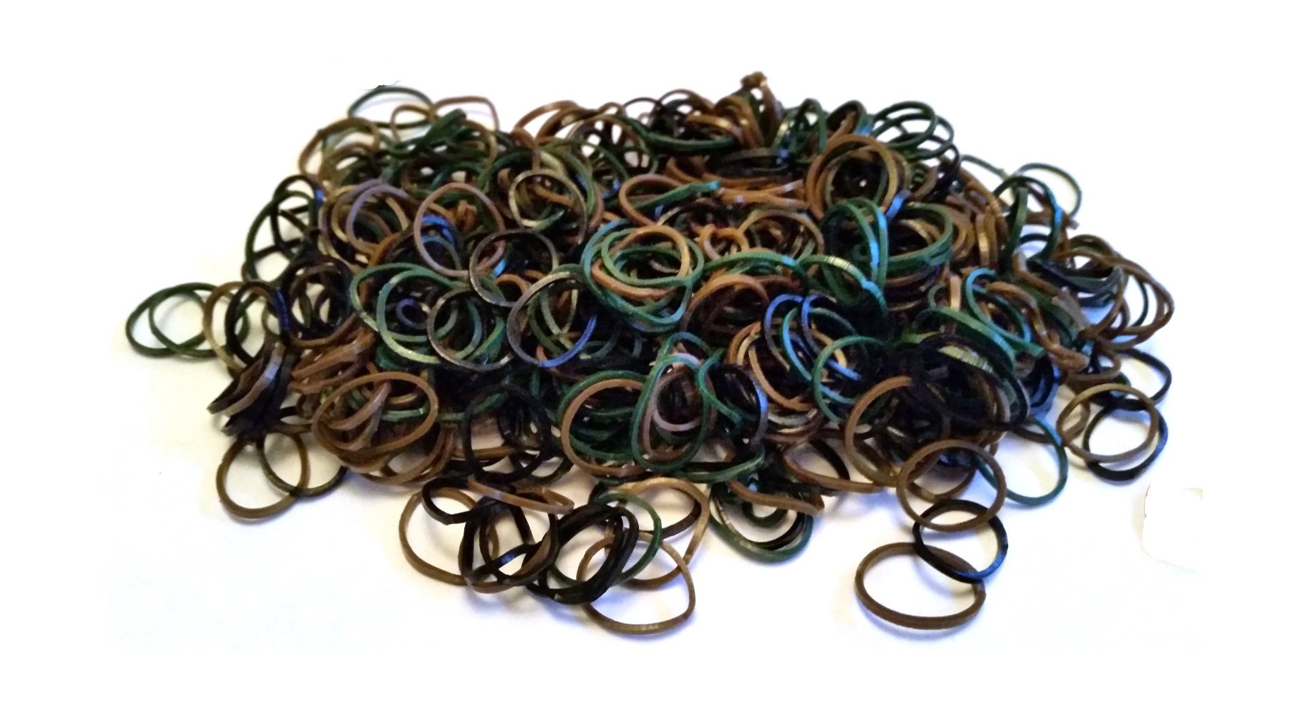 Camouflage Loom Bands 600 Bands - 24 S clips