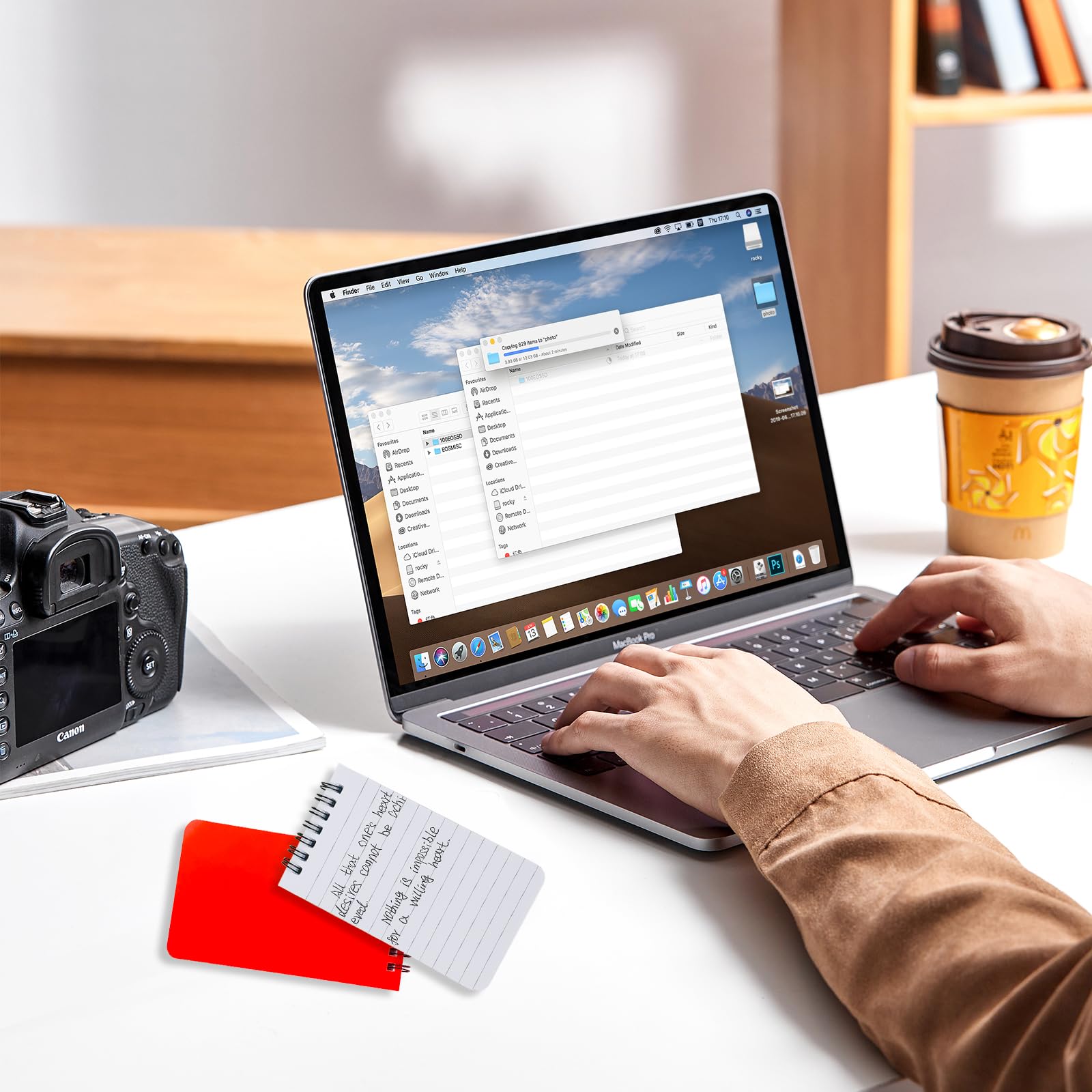 KTOJOY 8 Pack Pocket Notebook Small 3x5 Spiral Notepads With Lined Pages, Small Top Spiral Notebook Little Mini Memo Steno Note Pads for Outdoor Home Office College School - Image 9