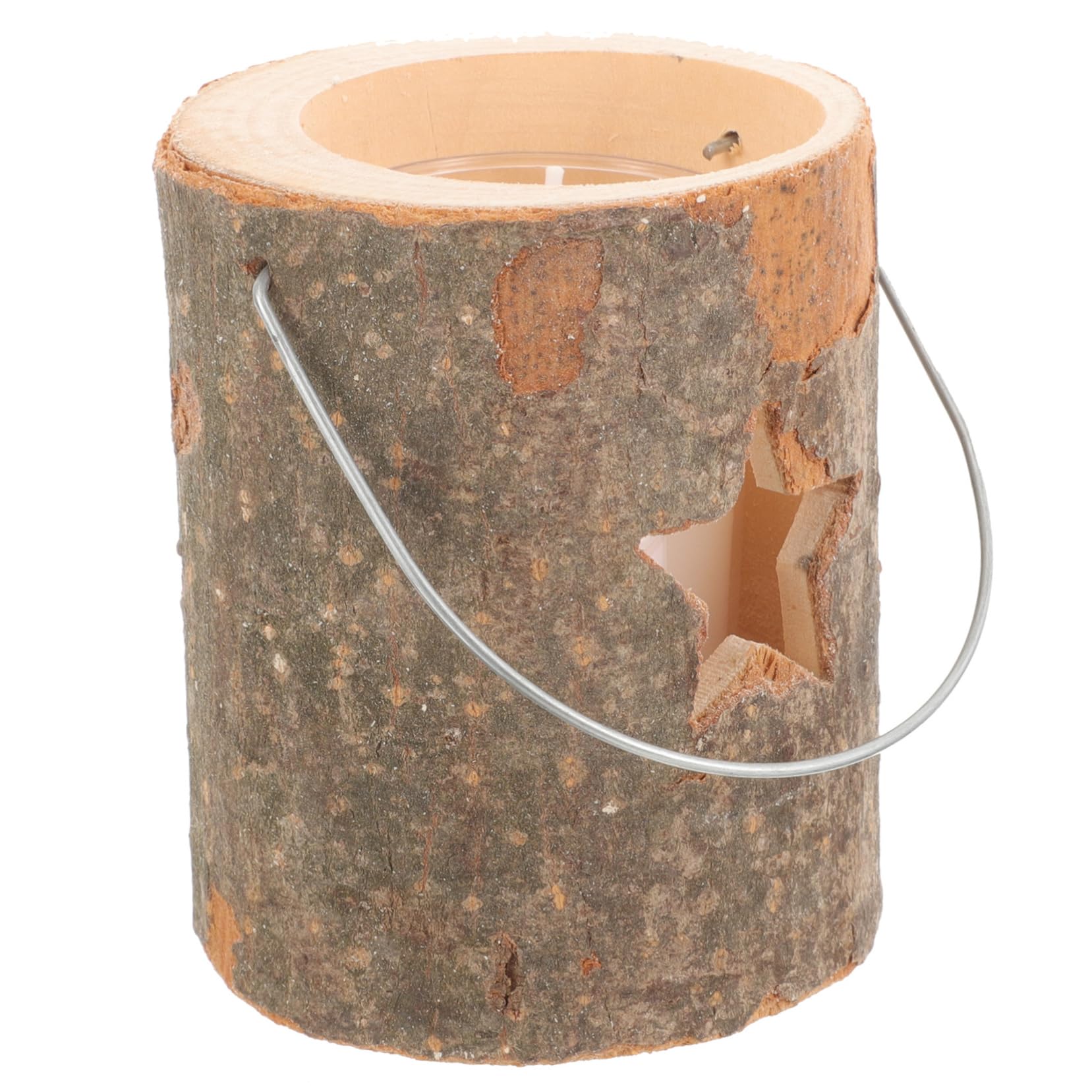 PRETYZOOM 1Pc Delicate Christmas Tree Decor Unique Wooden Candle Holder with Creative Design for Holiday Scene Arrangement and Hotel Display Style Candleholder