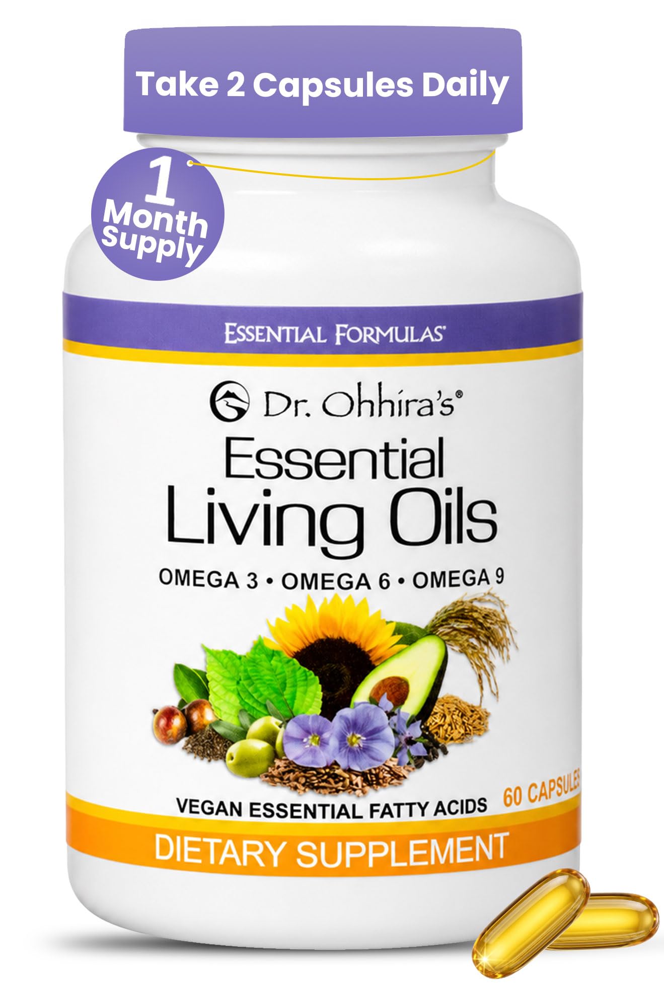 Amazon.com: Dr Ohhira's Essential Living Oils, Triple Omega 3-6-9