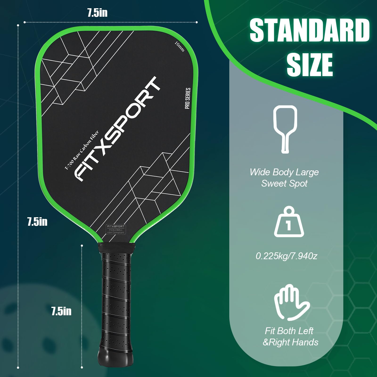 ピックルボール パドル 未加工カーボンファイバー チタン Titanium Amazon.co.jp: T700 未加工カーボンファイバーピックルボールパドル