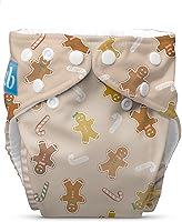 Vista 8 de Charlie Banana Pañales de tela, reutilizables, lavables, ajustables, talla única, para bebés y niños pequeños, con inserto absorbente, rayas