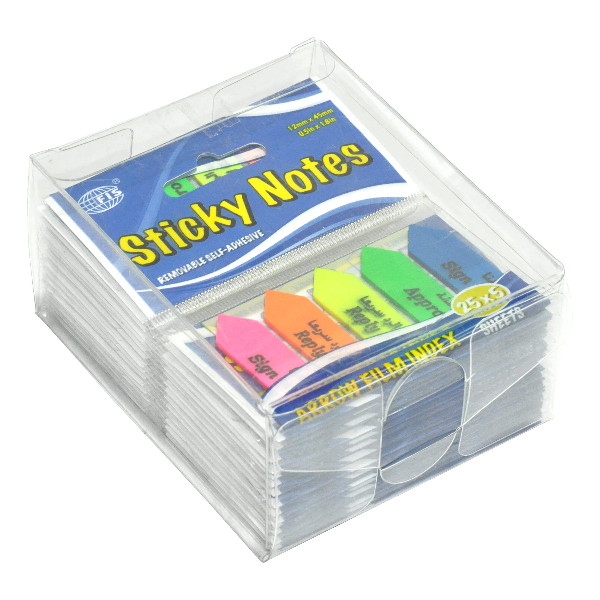 FIS Imprinted Arrow Film, 12x45mm, A/e, 125 Sheets, FSPOAE01,30 Pieces