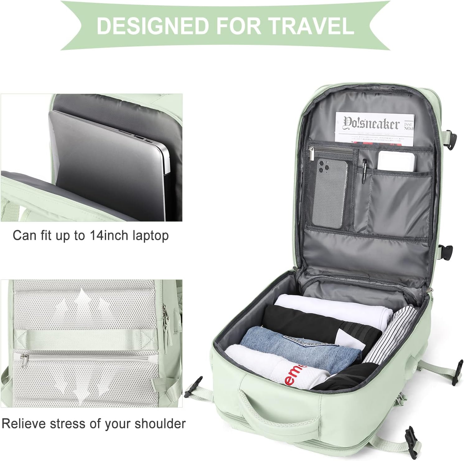 Desconto Amazon Mochila Feminina Grande Impermeável Para Viagem E Escola 5 71Zjkcfas+L. Ac Sl1500