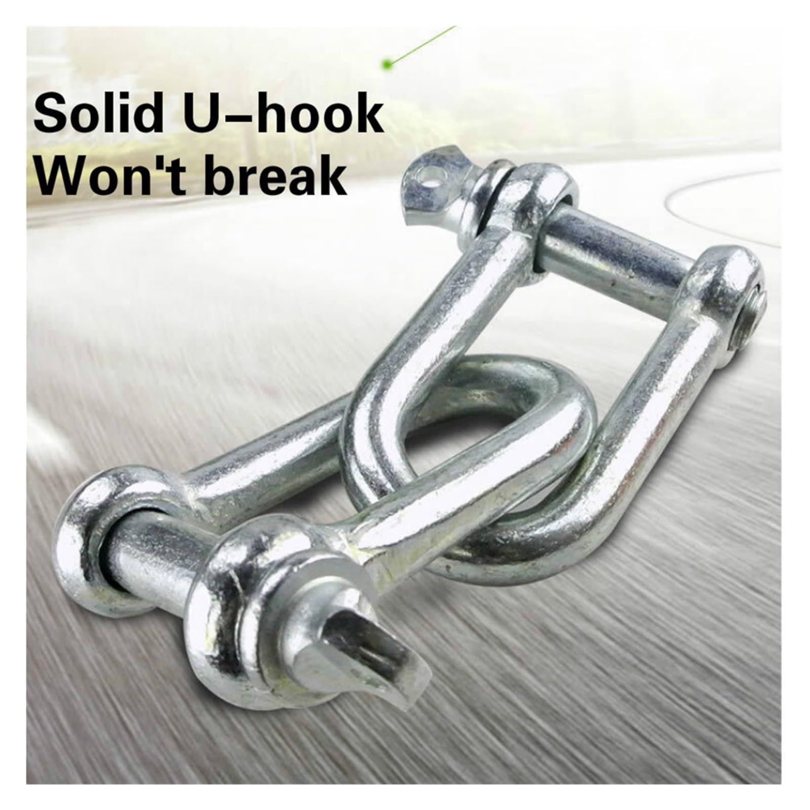 400CM Heavy Duty 5 Ton Kabel Holowniczy Do Holowania Liny Haki Paska Van Road Recovery U-hook Solidna I Niezawodna(2)