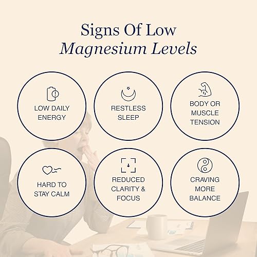 Miniatura 7 de Glicinato de magnesio 5 en 1 de espectro 5 en 1 de ZnS Health, malato, citrato, óxido, hidróxido para energía, nervios, músculos, sueño,