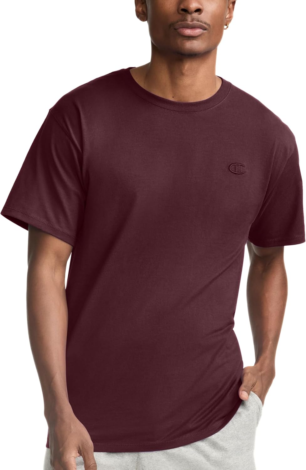 Champion mens Classic Jersey Tee...
