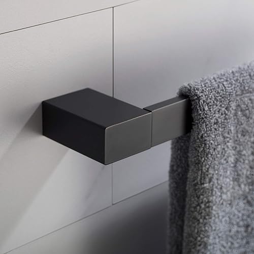 Miniatura 6 de Kraus KEA-19937MB Stelios - Toallero de baño de 24 pulgadas, color negro mate