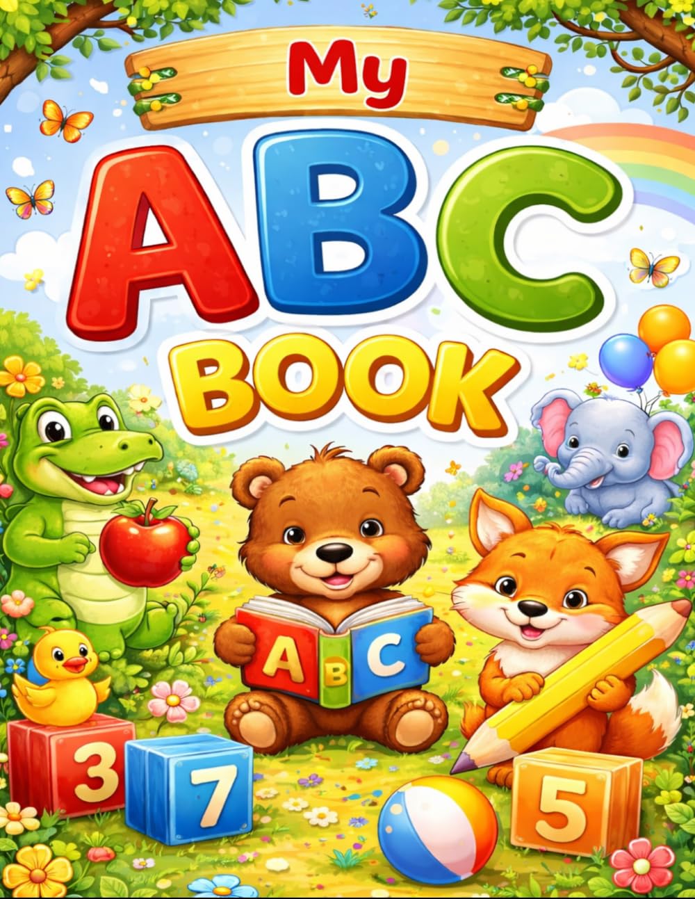 ABC Learning Book for Preschoolers: Fun Alphabet Workbook for Kids Ages 3–5 | Coloring, Learning & Early Education