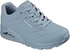 Skechers Street Uno Stand On Air Zapatilla para Mujer, 11 B(M) US, Gris-Azul 1