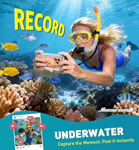 Miniatura 5 de Hiearcool Bolsa impermeable para teléfono, funda impermeable para teléfono con cordón cruzado compatible con iPhone 17, 16, 15, 14, 13 Pro Max