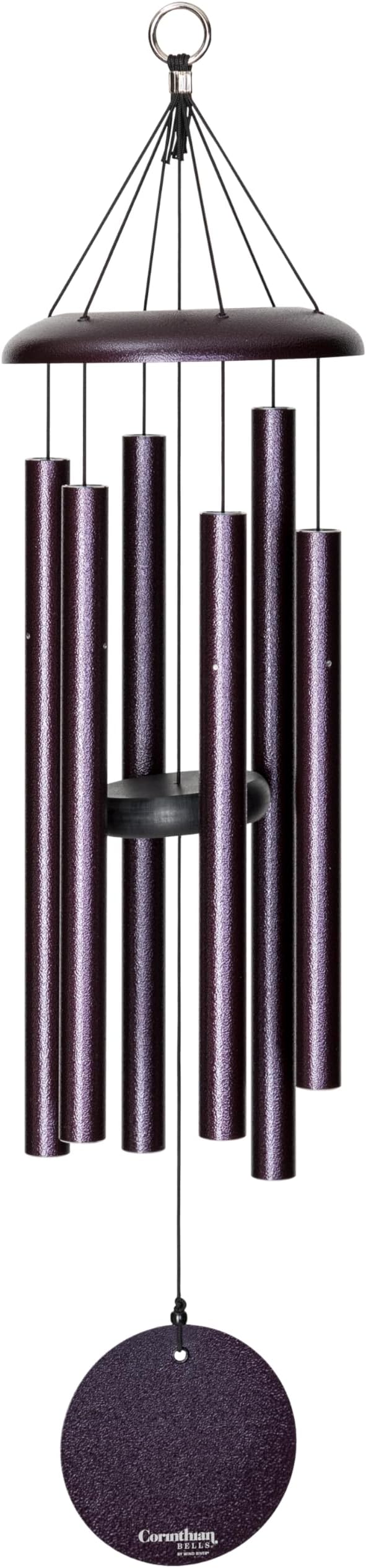- Corinthian Bells by Wind River - 30 inch Plum Wind Chime for Patio, Backyard, Garden, and Outdoor Decor (Aluminum Chime) Made in The USA