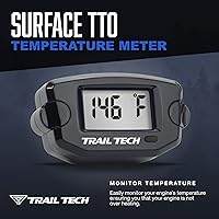 Vista 2 de Trail Tech 742-ES2 TTO Medidor digital de temperatura roscado enchufe 1/8-28 sensor BSPP