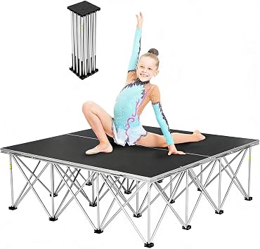 Portable 4x4 Stage Platform, 16" High, 1540 lbs Cap