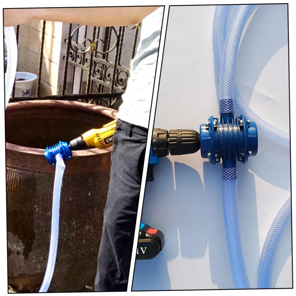 Sosoport Microbomba Autocebante Para Bomba De Agua Bomba De Transferencia De Agua Taladro Manual Eléctrico Centrífuga De Para Uso Doméstico