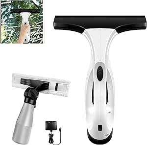 Amazon.com: Cordless Window Vac, Rechargeable Window Vacuum Cleaner ...