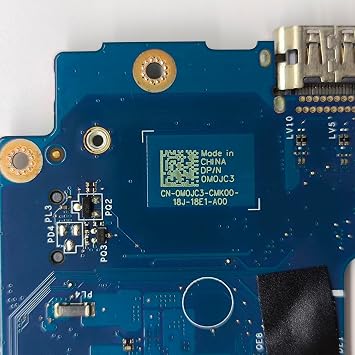 0M0JC3 M0JC3 Replacement for Dell Latitude 3120 Laptop Motherboard GDB10 LA-K512P System Board CPU Mainboard N5100 Processor 1.1GHz Quad Core 4G RAM