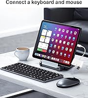 Vista 5 de Lector de tarjetas SD USB C para iPhone 15-17, adaptador de tarjeta de memoria USB C a Micro SD para iPad/Mac Pro/Air, lector de tarjetas de cámara