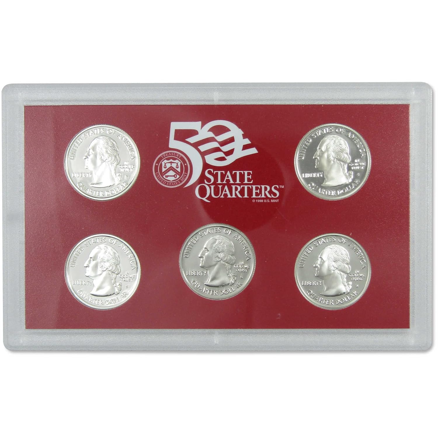 2001 Silver Proof Set U.S. Mint Original Government Packaging OGP COA