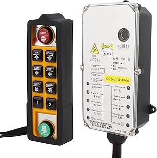 Hyuduo Hoist Controller Industrial Electric Remote Control for Crane Conveyor Coal Mining Equipment YU-8 (DC24V)