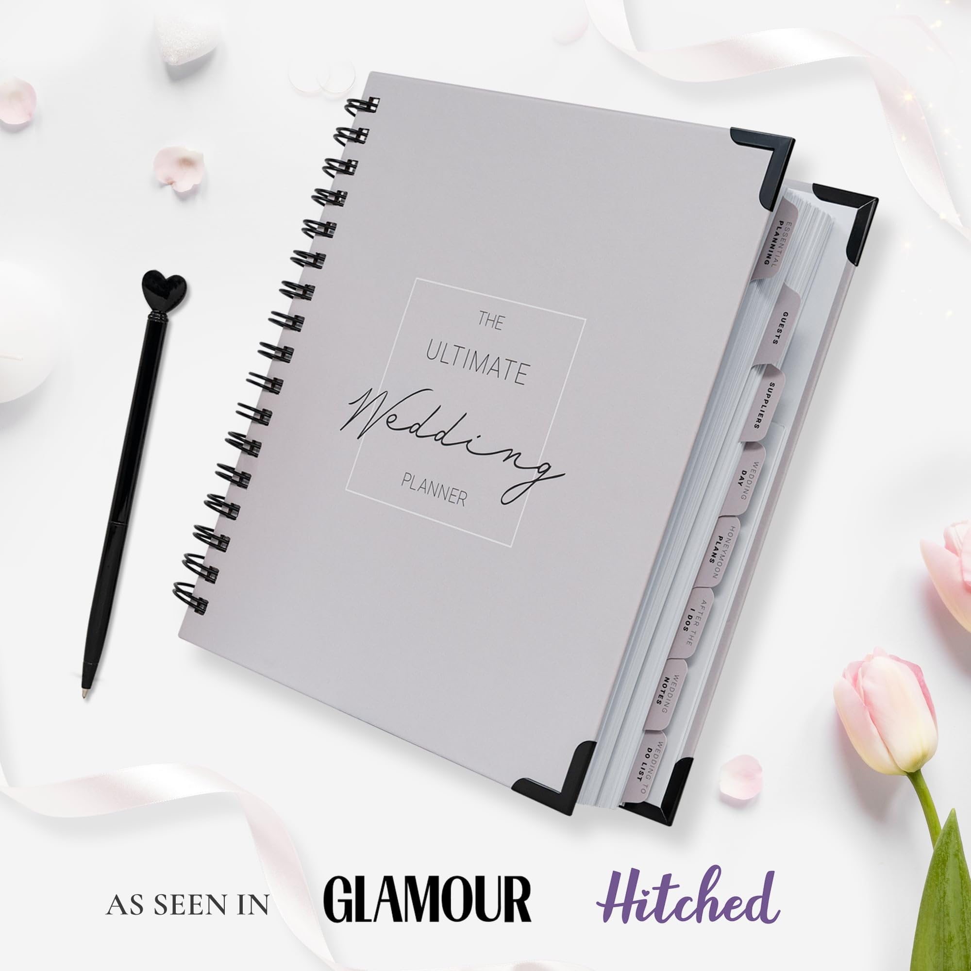 Das ultimative Hochzeitsplanerbuch und Organizer für Hochzeiten im Vereinigten Königreich – voller einzigartiger Tipps, Ratgeber und Countdowns – Verlobungsgeschenk für Paare