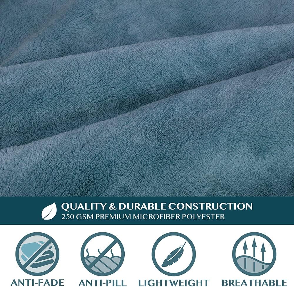 PAVILIA Wearable Blanket with Sleeves for Adult Women Men, Cozy Fleece Warm Wrap Throw with Arms, Gifts for Christmas, Wife - Image 7