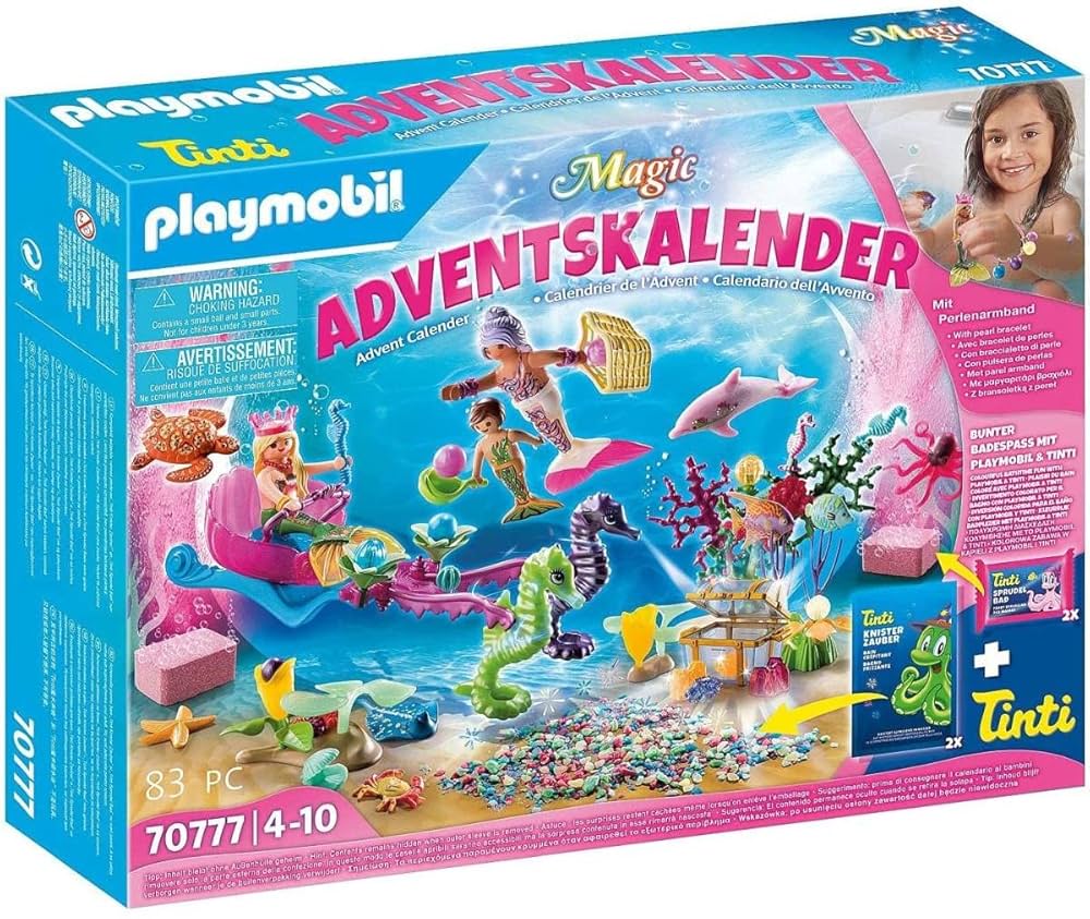 【プレイモービル】アドベントカレンダー　人魚　【70777】 Amazon.co.jp: 70777 人魚のアドベントカレンダー プレイ