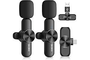 Wireless Microphone for Laptop and Phone