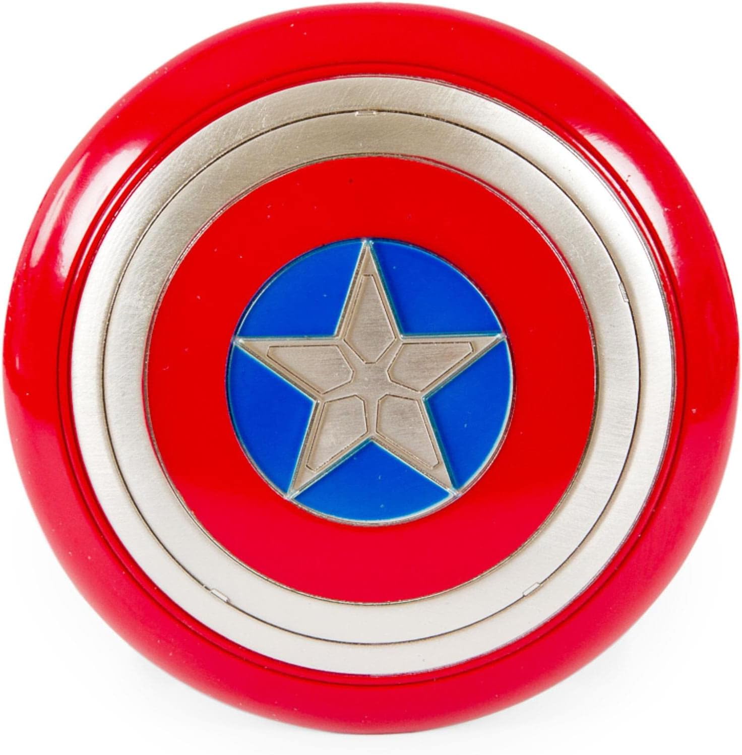 CAPTAIN AMERICA Marvel Studios 4-Inch Shield Prop Replica | Action Figure Statue, Desk Toy Accessories, Home Office Decor | The Avengers Infinity Saga Collectible
