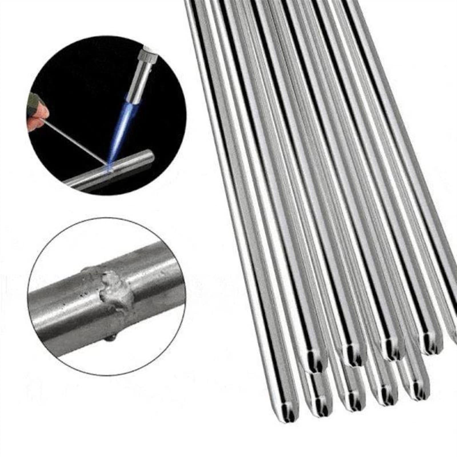 Electrodos de Soldadura en envases industriales de E6013, Varillas de Soldadura, Alambre con núcleo fundente Aluminio, Varillas fácil fusión | 0.15MM