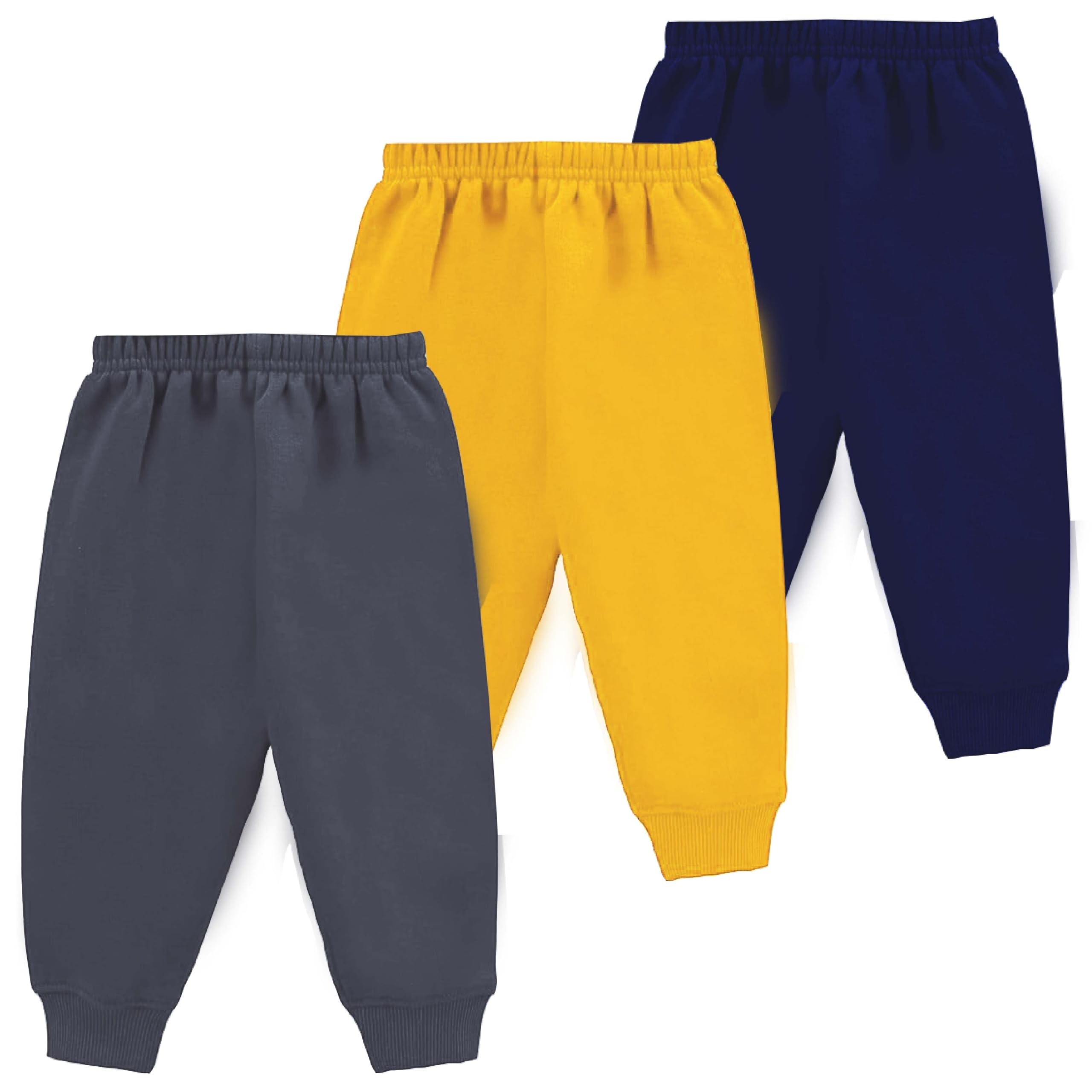 Toddylon Baby Boys And Girls Pajama Kids Cotton Track Pants Regular Fit Summer Wear Pyjama | Lower | Trackpants (Pyjamas Only) (Pack Of 3) 2 Years-3 Years