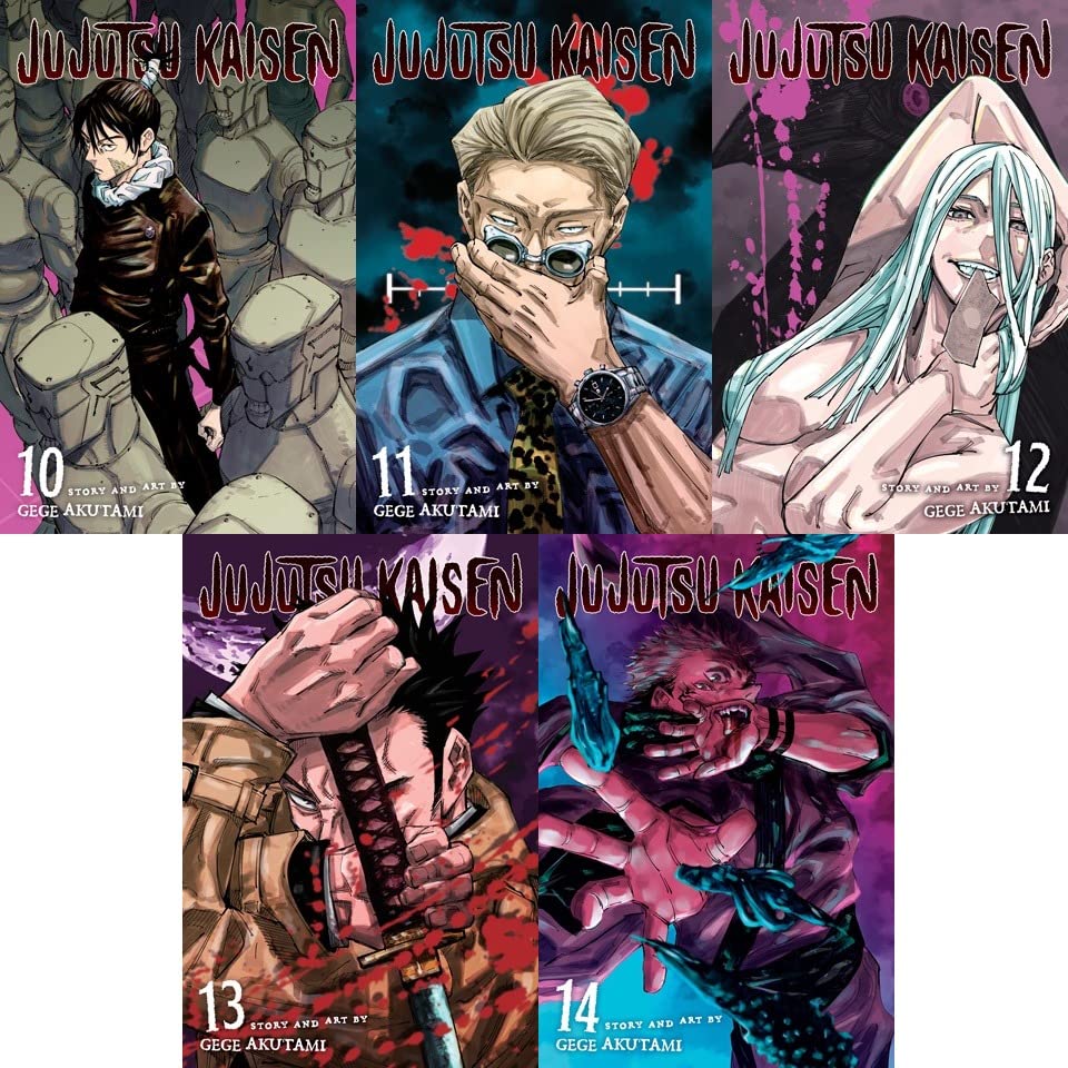 Jujutsu Kaisen Manga Set Volumes 10-14