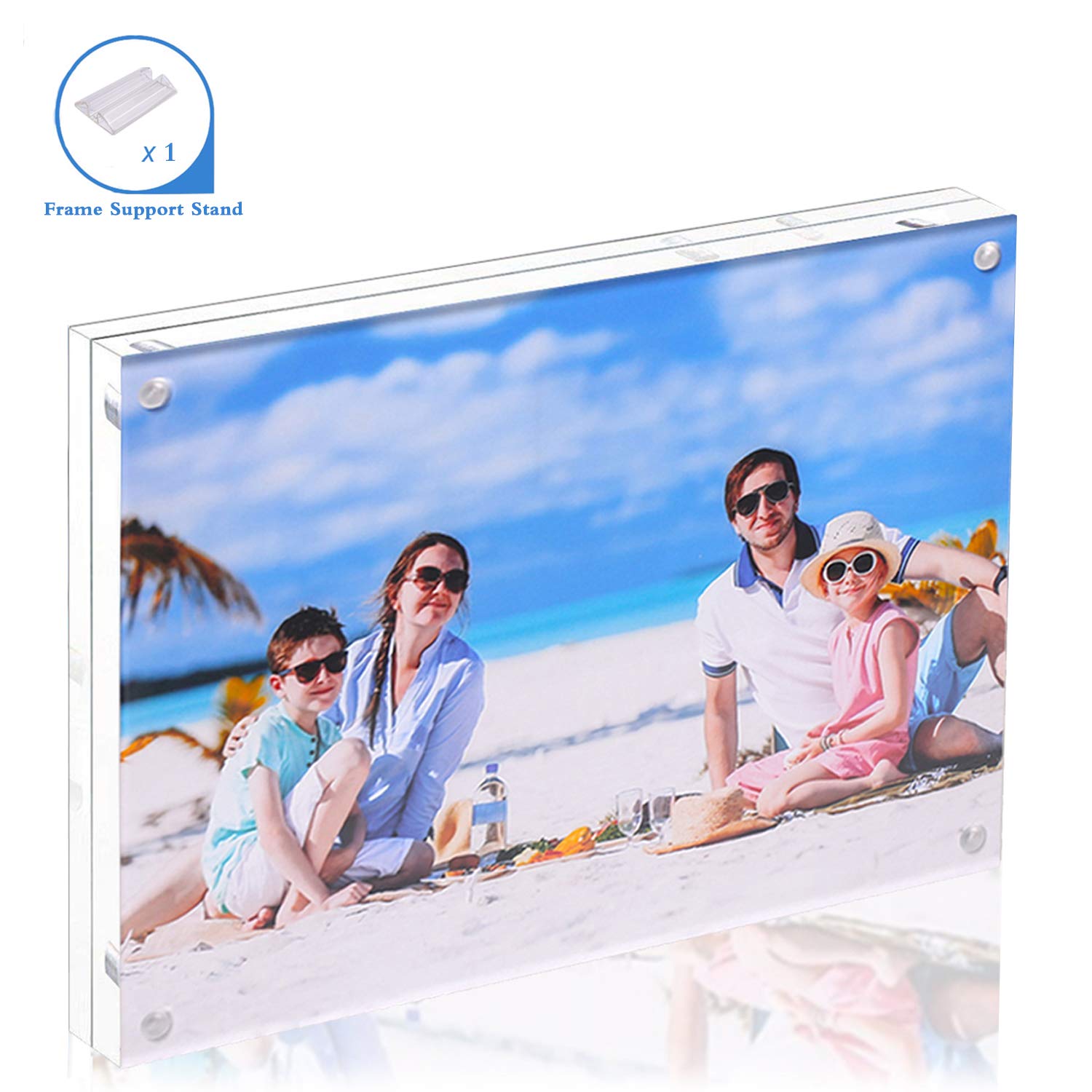 Buy Acrylic Photo Frame 5X71 Pack Clear Double Sided Picture