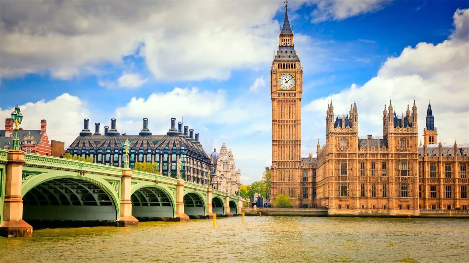 Malowanie według liczb, dla dorosłych, Londyn, Big Ben, "zrób to sam", ręcznie malowany obraz olejny, zestaw dla dorosłych i dzieci, z pędzlami, pigment akrylowy, rysunek, malarstwo, dekoracja domu,