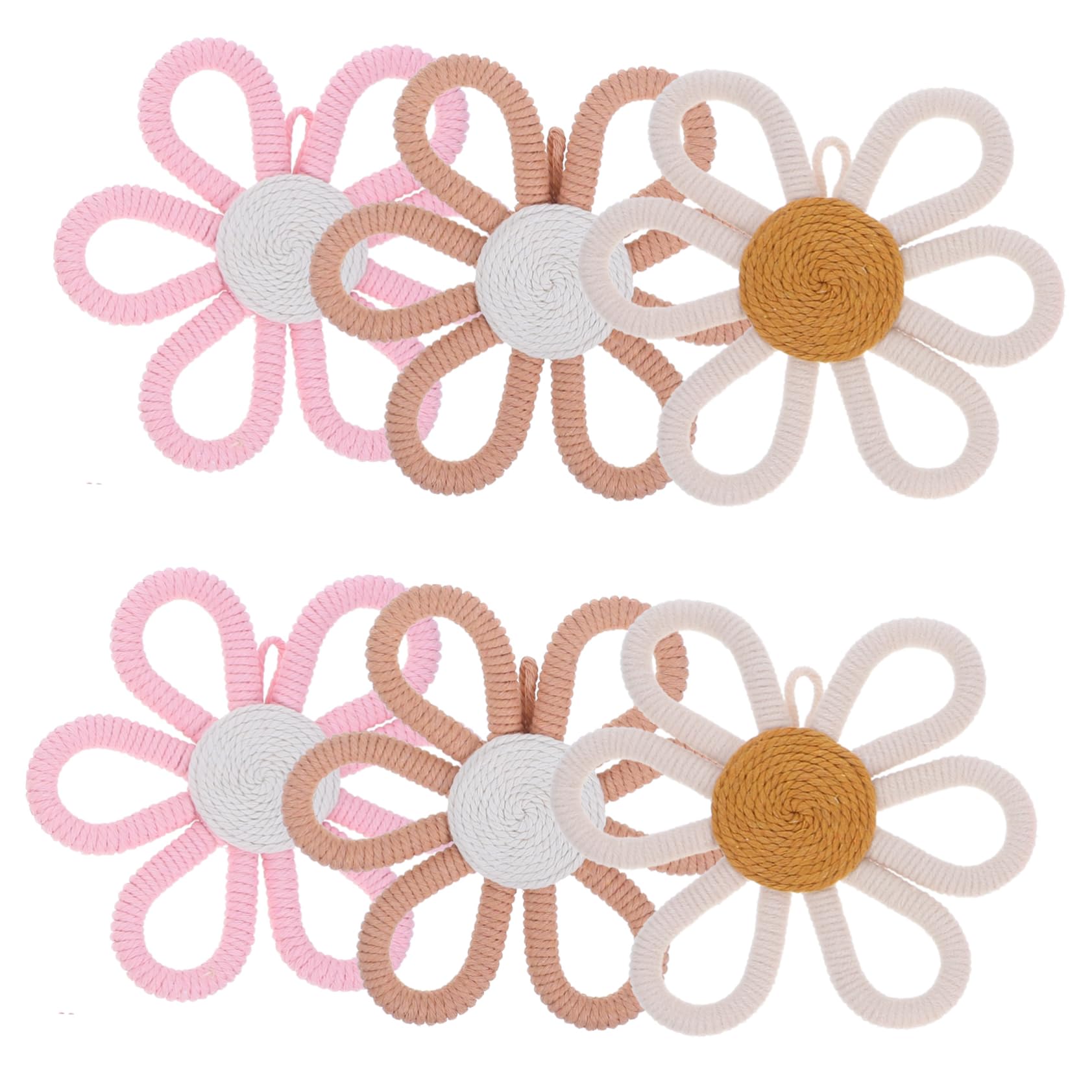 BESTOYARD 6pièces Décor Floral Suspendu Pour Chambre Décoration Murale Artisanale Accessoires De Fête Pour Ambiance Joyeuse Et Créative