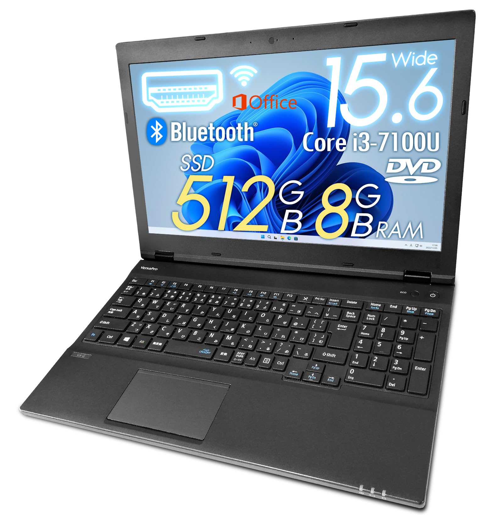 Amazon.co.jp: 【整備済み品】ノートPC VersaPro VK24/15.6型/Win11