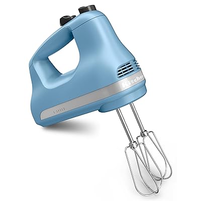 KitchenAid 5-Speed Ultra Power Hand Mixer - KHM512, Velvet Blue