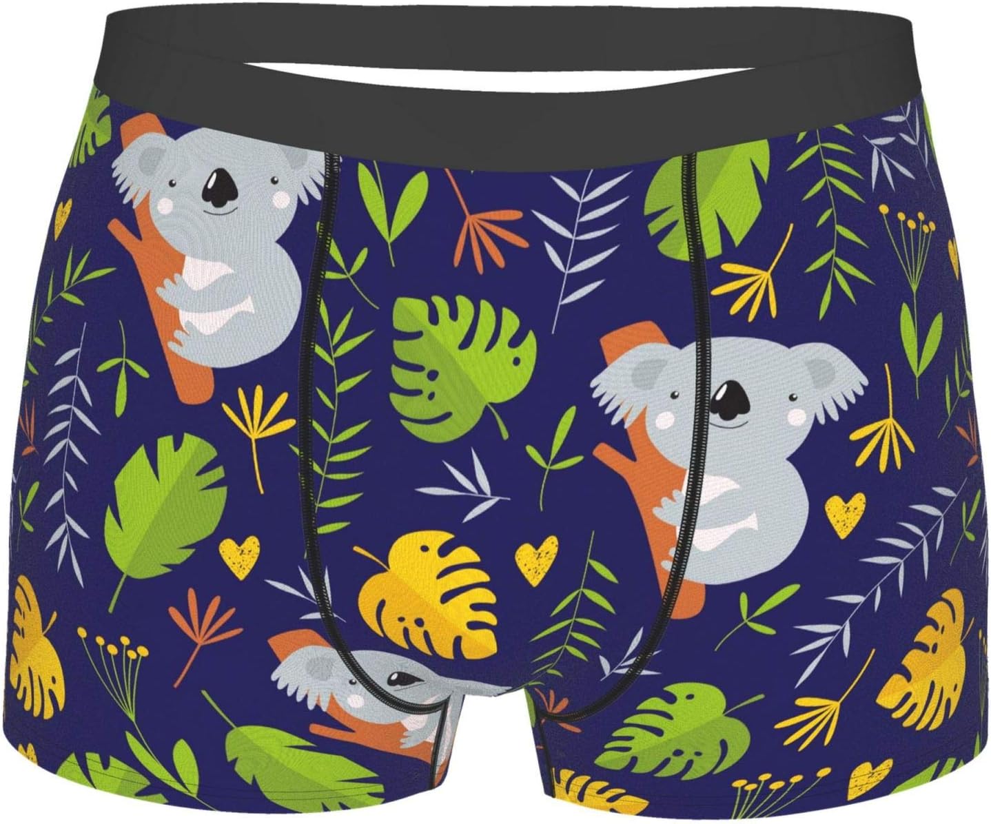 WUTAI Australia Koalas Men's Boxer Briefs Short Leg Novelty Underwear
