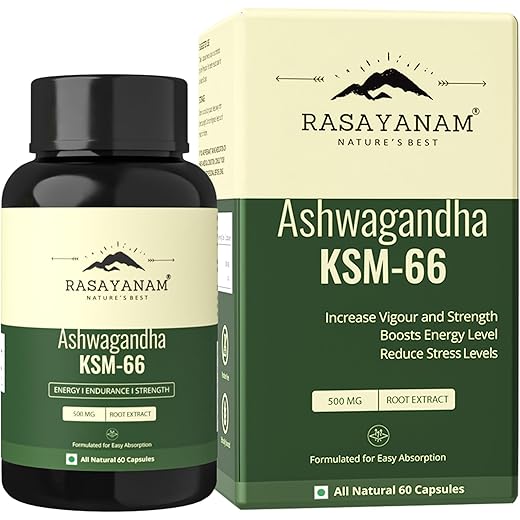 Rasayanam Ashwagandha Strength 500mg - 60 Capsules